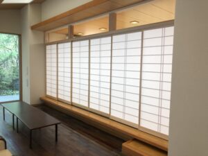 プラスチック障子紙　貼替 高耐久の障子紙　広島県内の方へご提案